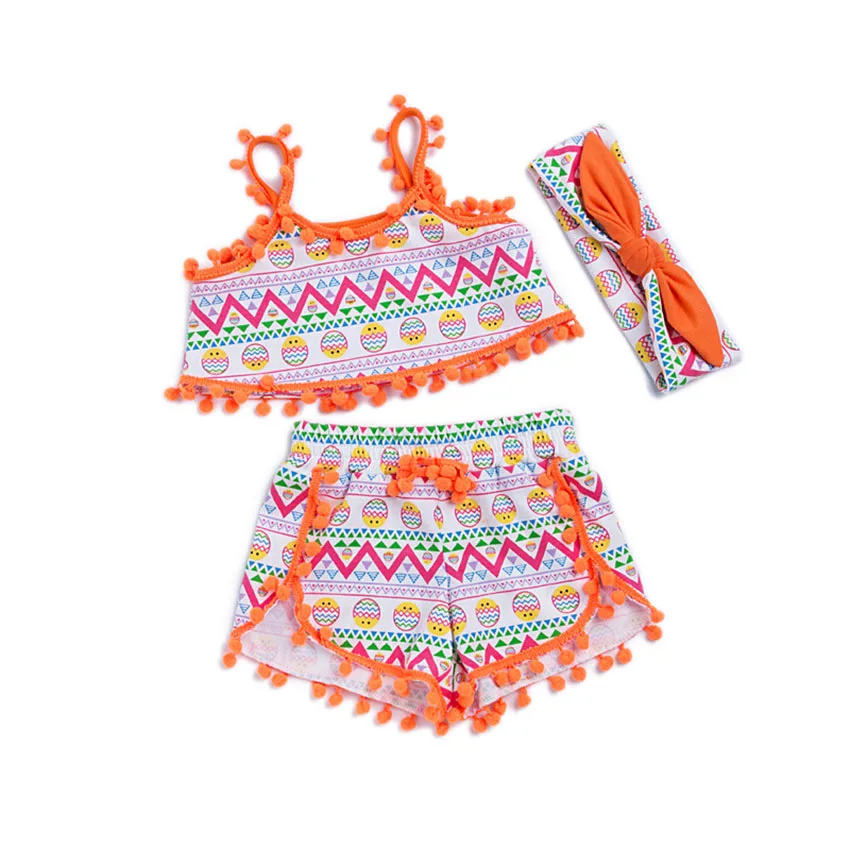 

Summer Girls Clothing for Baby Cotton Kids Baby Children Beach Clothing Girls Infant Baby Toddler Clothes Suit 18M-4T