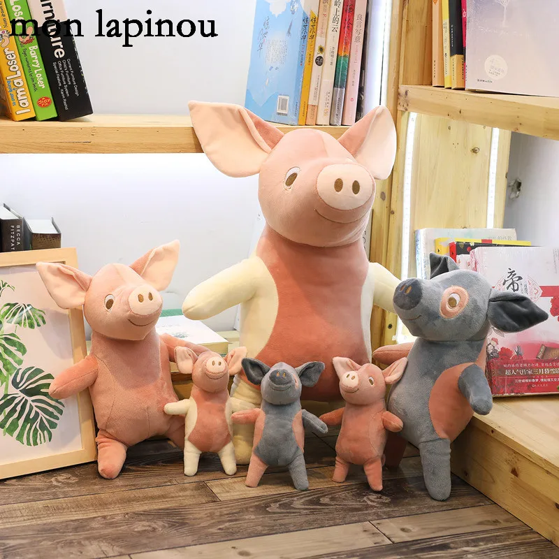 20 см 35 60 плюшевая игрушка поросенок Мягкое Животное кукла розовая мама Свинья и