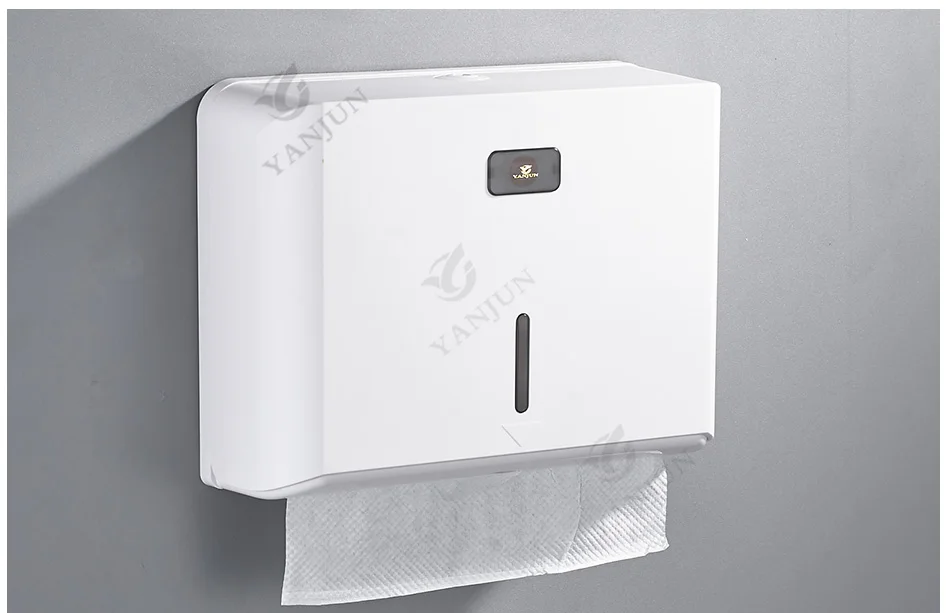 Yanjun настенный диспенсер для бумажных полотенец WC держатель для бумажных полотенец диспенсер для салфеток аксессуары для ванной комнаты YJ-8620