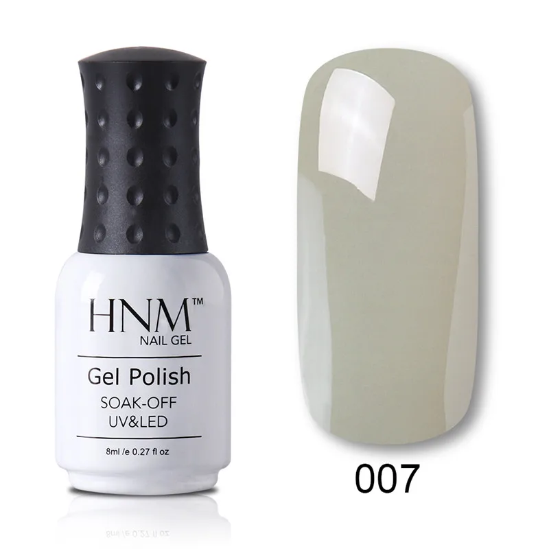 HNM штамповочная Краска Лак для ногтей 8 мл Великолепная цветная краска Gellak Гибридный лак Nagellak Полуперманентная верхняя основа грунтовка эмаль - Цвет: 007