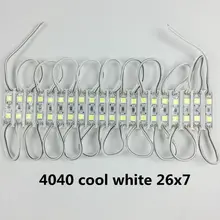 1000 шт. светодиодный модуль 5054 4040 5730 SMD СВЕТОДИОДНЫЙ модуль DC12V водонепроницаемый холодный белый для вывесок Супер ярче