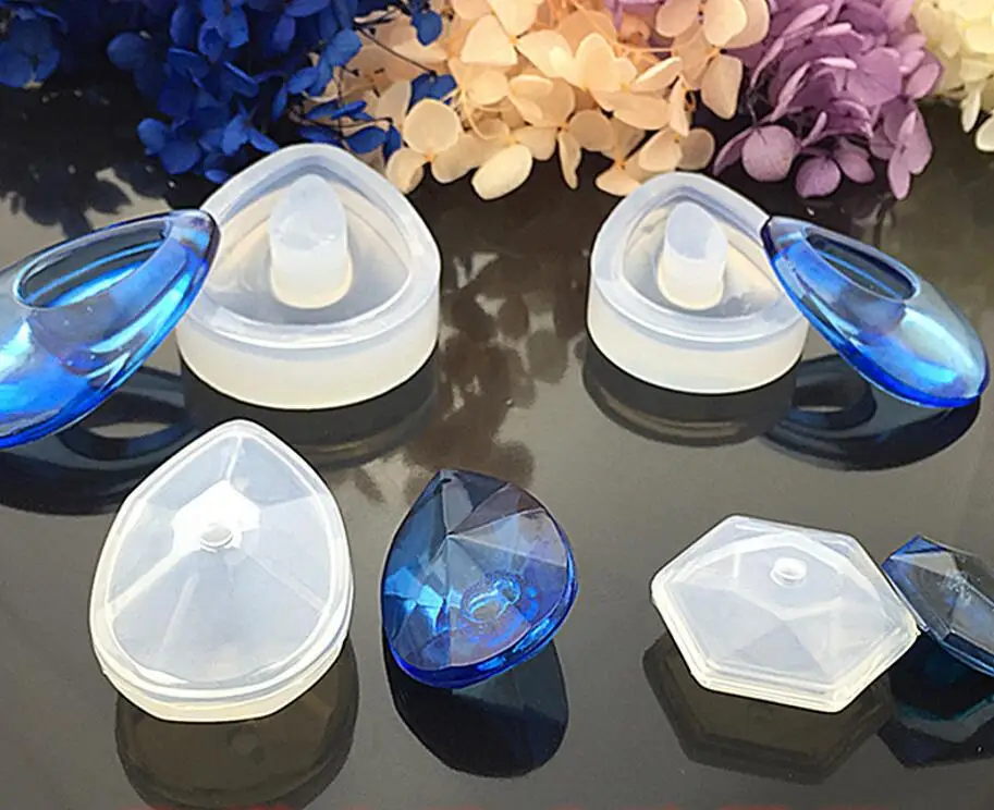 

4pcs Ocean Style Silicon Mold Mould With Hole For Epoxy Resin Jewelry Beads Pendant Making DIY Craft