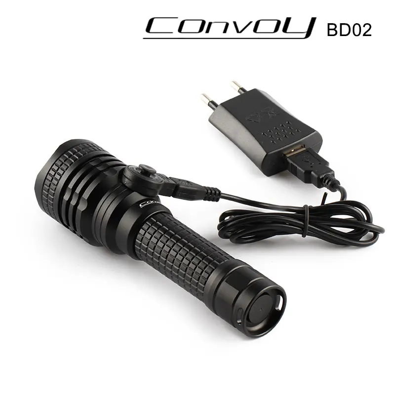 Новый фсветильник Convoy BD02 CREE XML2 U2 LED 18650 светодиодный фонарик фонарь Самооборона