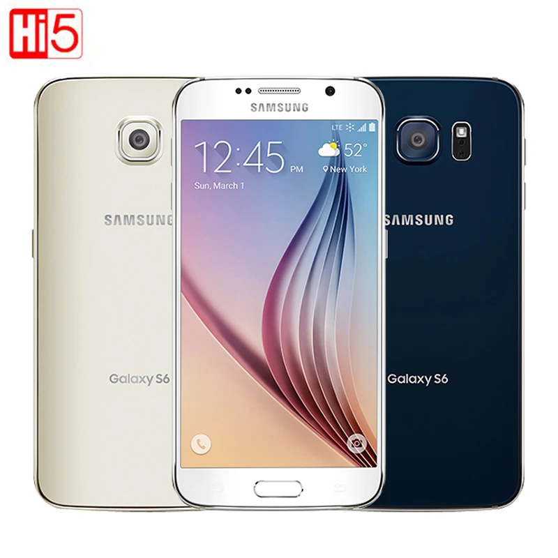 Unlocked Samsung Galaxy S6 G920F/G920V/G920A single sim Octa Core RAM 32GB ROM WCDMA LTE 16MP Camera 5.1 inch Bluetooth|Cellphones| AliExpress