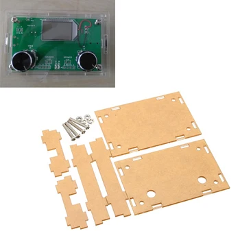 

New Arrival Transparent Acrylic Sheet Housing Case For DSP & PLL Digital Stereo FM Radio Receiver Module Acoustic Components