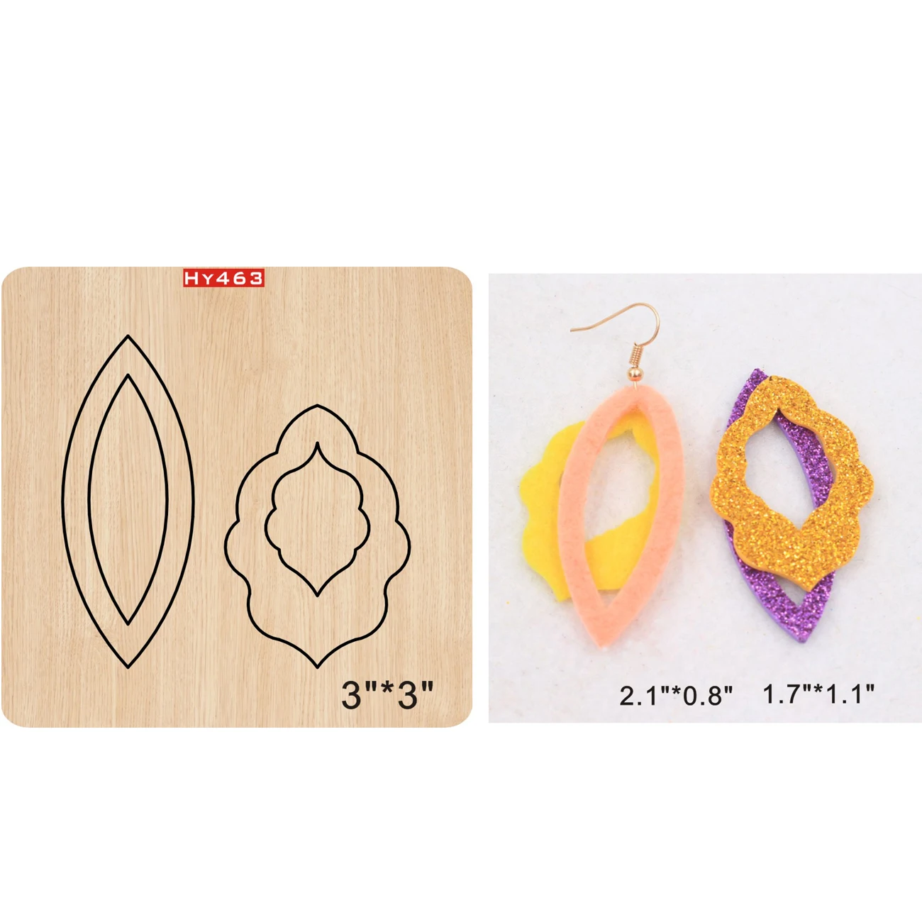 

eardrop cutting dies 2019 new die cut &wooden dies Suitable for common die cutting machines on the market