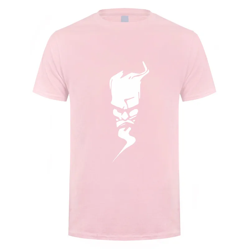 Волшебник Thunderdome футболка футболки мужские новые летние модные с коротким рукавом Хлопок o-образным вырезом Футболка DS-030 - Цвет: Light Pink