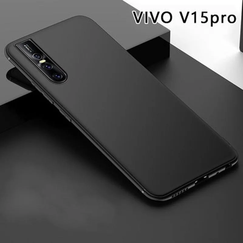 For Vivo V15 Pro Case on For Vivo V15 Pro Drop-proof Anti-Drop Matte Soft TPU Silicone Cover Case For Vivo V15 Pro