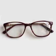 Рецепт ацетатные очки оптические оправы для мужчин и женщин дизайнерские винтажные прозрачные очки Квадратные очки