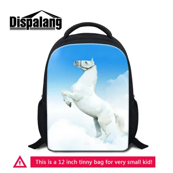 

Dispalang Children Mini Backpacks Kindergarten Schoolbag Animal Horse Print Kids Small Backpack School Bags Girls Boys Book Bag