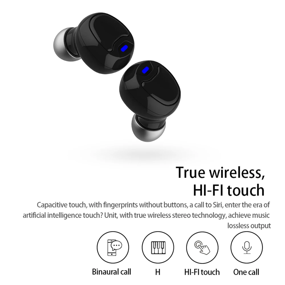 WELTEYO G1 Новинка Bluetooth 5,0 гарнитура стерео мини беспроводные наушники TWS Bluetooth наушники водонепроницаемые Игровые наушники с микрофоном
