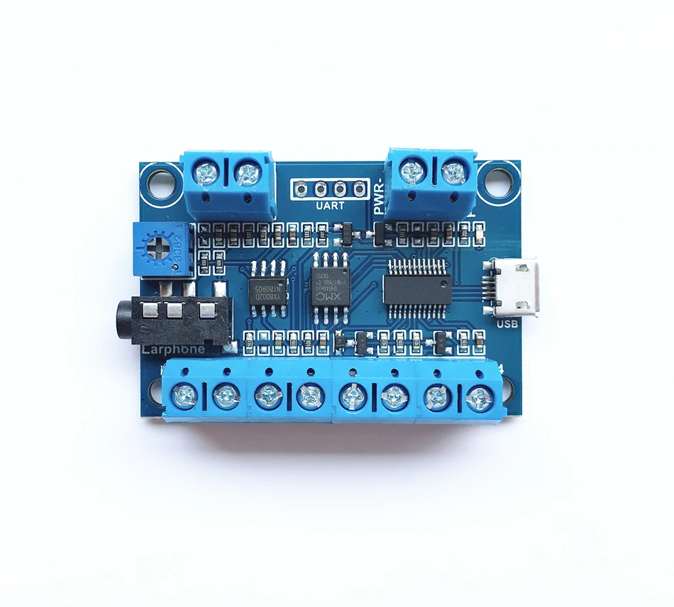 

Triggerable MP3 Player Sound Module Low Power Consumption MP3 Sound Module 4 Buttons Activated MP3 Module USB Recording Module