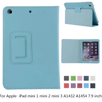 

For Apple iPad mini 1 mini 2 mini 3 Case Smart Stand Flip A1432 A1454 Magnetic Shockproof Cover for iPad mini 1 2 3 Smart Cover