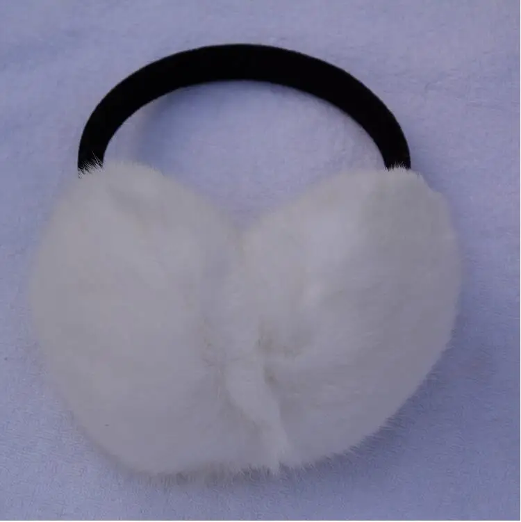 10 Цвета Настоящее Рекс кролика Earmuff Натуральный Мех ушанка унисекс Наушники Модные зимние теплые мягкие наушники