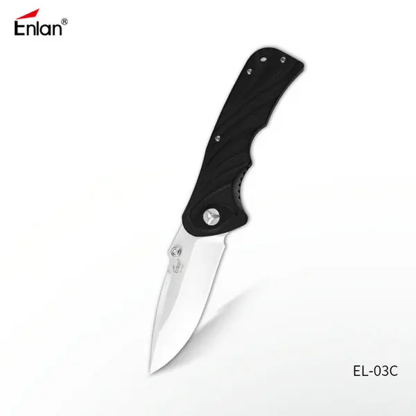 ENLAN складной нож 8cr13mov сталь атласное лезвие, G10 ручка карманные ножи для кемпинга охоты EDC подарок открытый инструмент дропшиппинг - Цвет: EL-03C