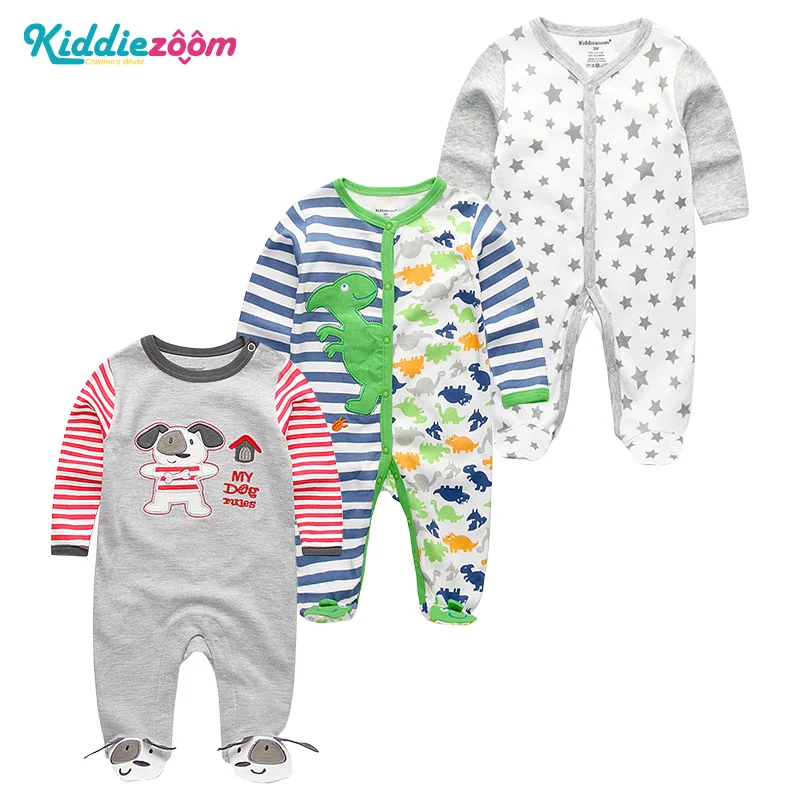 Одежда для маленьких мальчиков Roupa Infantil Menina Inverno хлопковые пижамы новорожденных