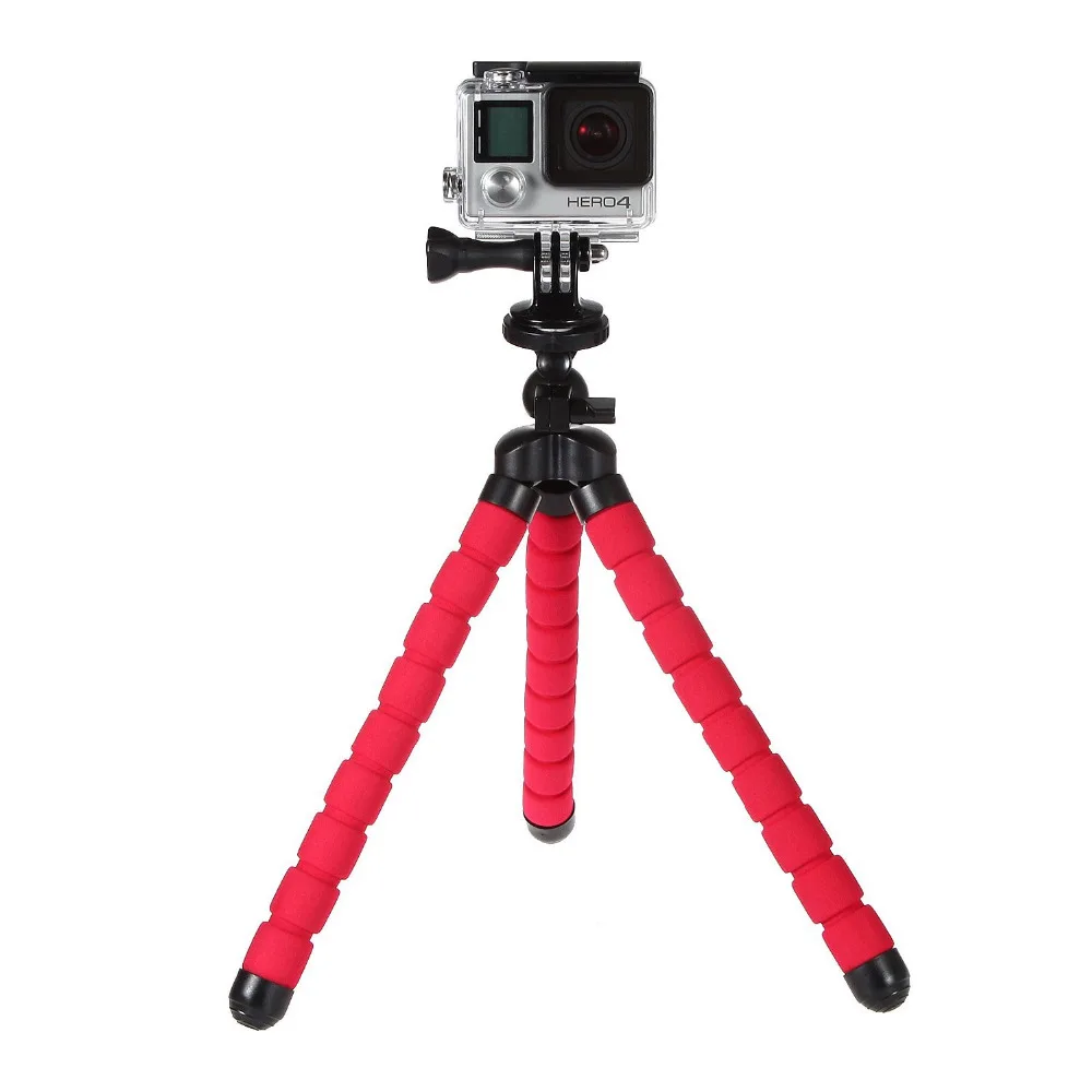 Flexible Tripod Stand 10.6" with Holder with Tripod Mount Adapter for