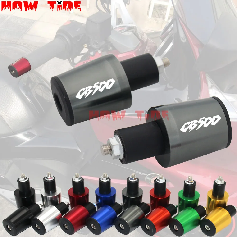 

Motorcycle Accessories 7/8'' 22MM Handlebar Grips Handle Bar Cap End Plugs For Honda CB500 CB 500 cb500 cb 500