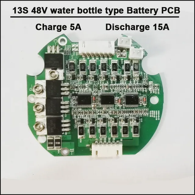 13S 48V Lithium Ion Water Bottle electric bike battery BMS 54.6V