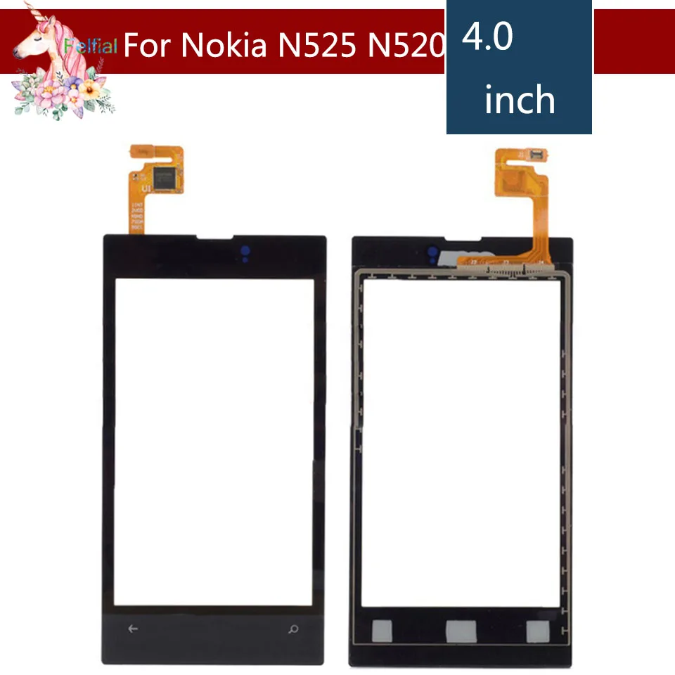 10 шт./лот для Nokia Lumia 520 N520 сенсорный экран Сенсорная панель Датчик