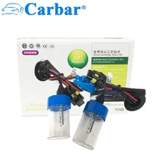 Carbar# HID H3 Ксеноновые лампы, универсальные автомобильные фары, комплект для преобразования, сменные ксеноновые лампы 6000K 55W HID H1 H4 H7