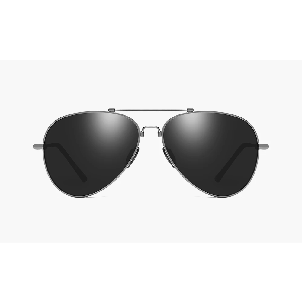 Мужские и женские солнцезащитные очки в оправе из сплава с памятью пилота, поляризованные зеркальные солнцезащитные очки, на заказ, близорукость, минус, линзы по рецепту от-1 до-6