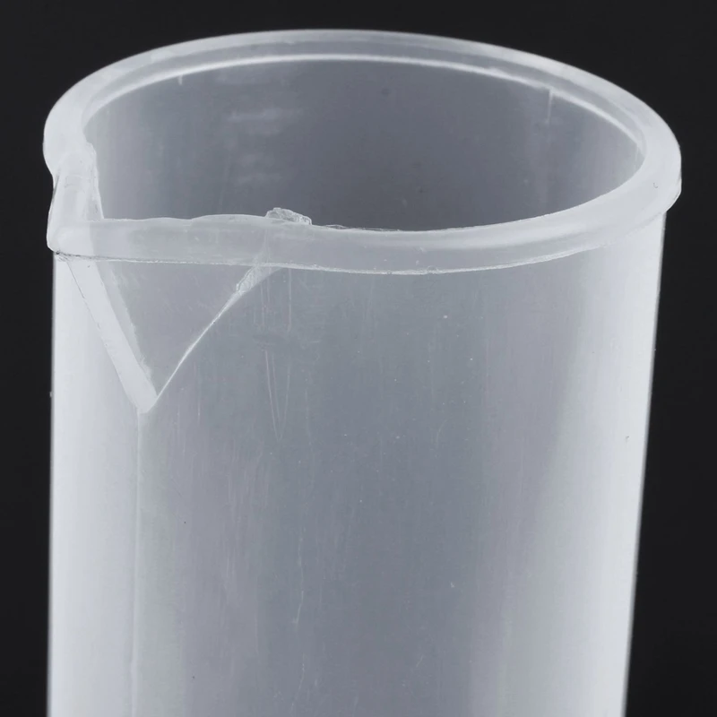 250 мл прозрачный белый пластик для измерения объема жидкостей Градуированный Цилиндр для лабораторный Набор & химический набор