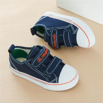 

Brand low help children's shoes boys breathable canvas shoes 2018 spring autumn new girls casual shoes fashion children sneakers