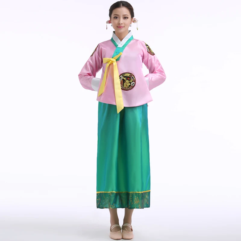 Ограниченное количество юката, женское традиционное корейское платье, Женский костюм ханбок, Корейская принцесса, народный танец, свадебная одежда