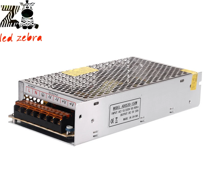 

DC5V 30A Led Power Supply Transformer,Constant Current Led Driver,150W Led Power Adapter AC100-240V