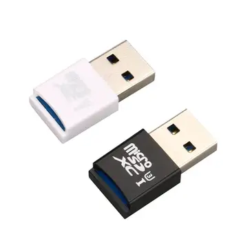 

High Speed Mini USB 2.0 Micro SD TF T-Flash Memory Card Reader Adapter l0718 #2