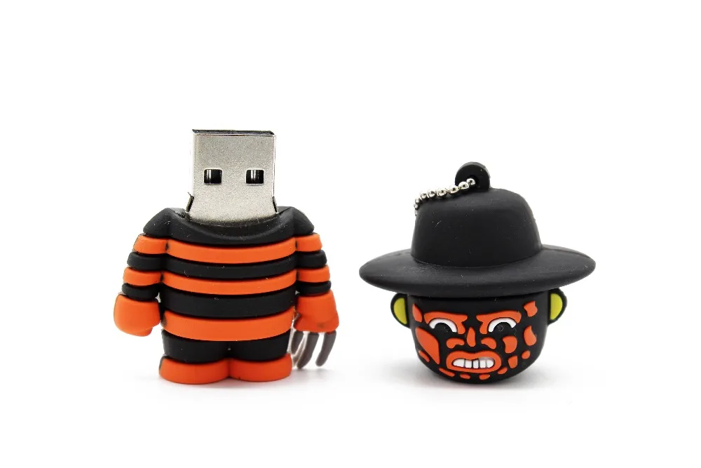 BiNFUL крутой мультфильм usb2.0 Фредди против Джейсона модель pendrive 8GB 16GB 32GB usb флэш-накопитель милый флеш-накопитель U диск