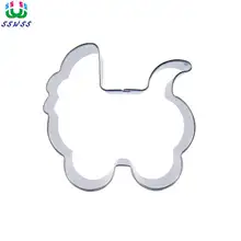 Детские принадлежности Торт Cookie для выпечки печенья, коляска форме Украшения Торта Помады фрезы инструменты, прямые продажи