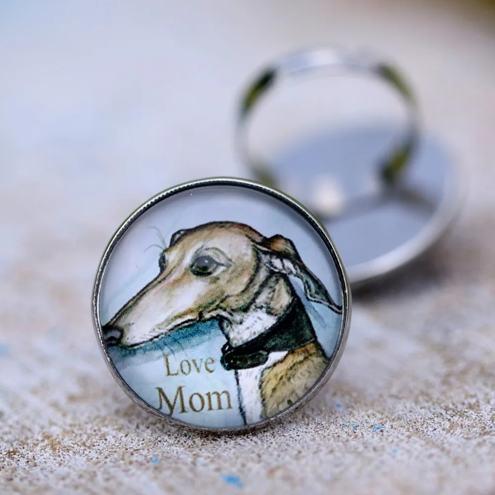 Buy M20011 Greyhound Dog Rings For Women Party Jewelry Dog Ring Animal Shape
