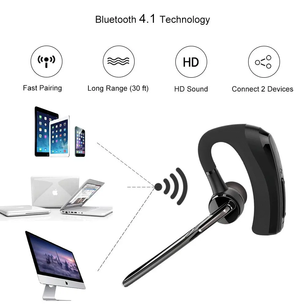 Bluetooth BH820 беспроводные Bluetooth наушники, стерео гарнитура с микрофоном для iPhone и Android телефонов