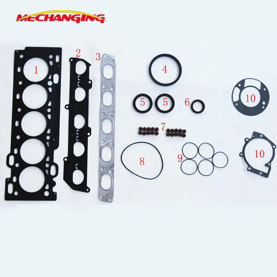 

FOR FORD FOCUS II (DA_) OR S-MAX 2.5 B5254T3 B5254T6 HYDA HUWA METAL Full Set Overhaul Package Auto Parts Engine Gasket 50284000