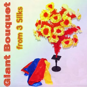 

Giant Bouquet from 3 Silks magic tricks magic props