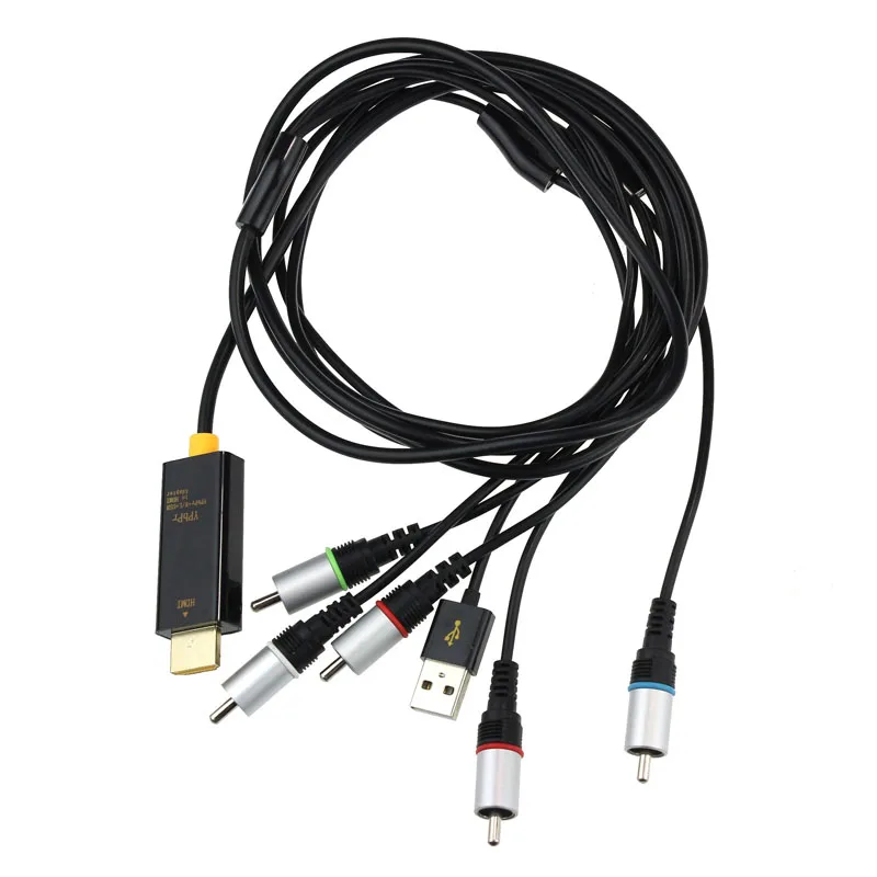 YPbPr + AUDIO Component To HDMI Cable Adapter Converter For HDTV 1080P 1080I 720P TV PC HD USB Cable Device QIY20 D3S YPbPr + AUDIO Component To HDMI Cable Adapter Converter For HDTV 1080P 1080I 720P TV PC HD USB Cable Device QIY20 D3S