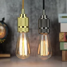 Retro lamp st64 vintage Edison bulb E27 incandescent bulb 110v 220v holiday lights 40W 60W lamp decor light squirrel cage E27