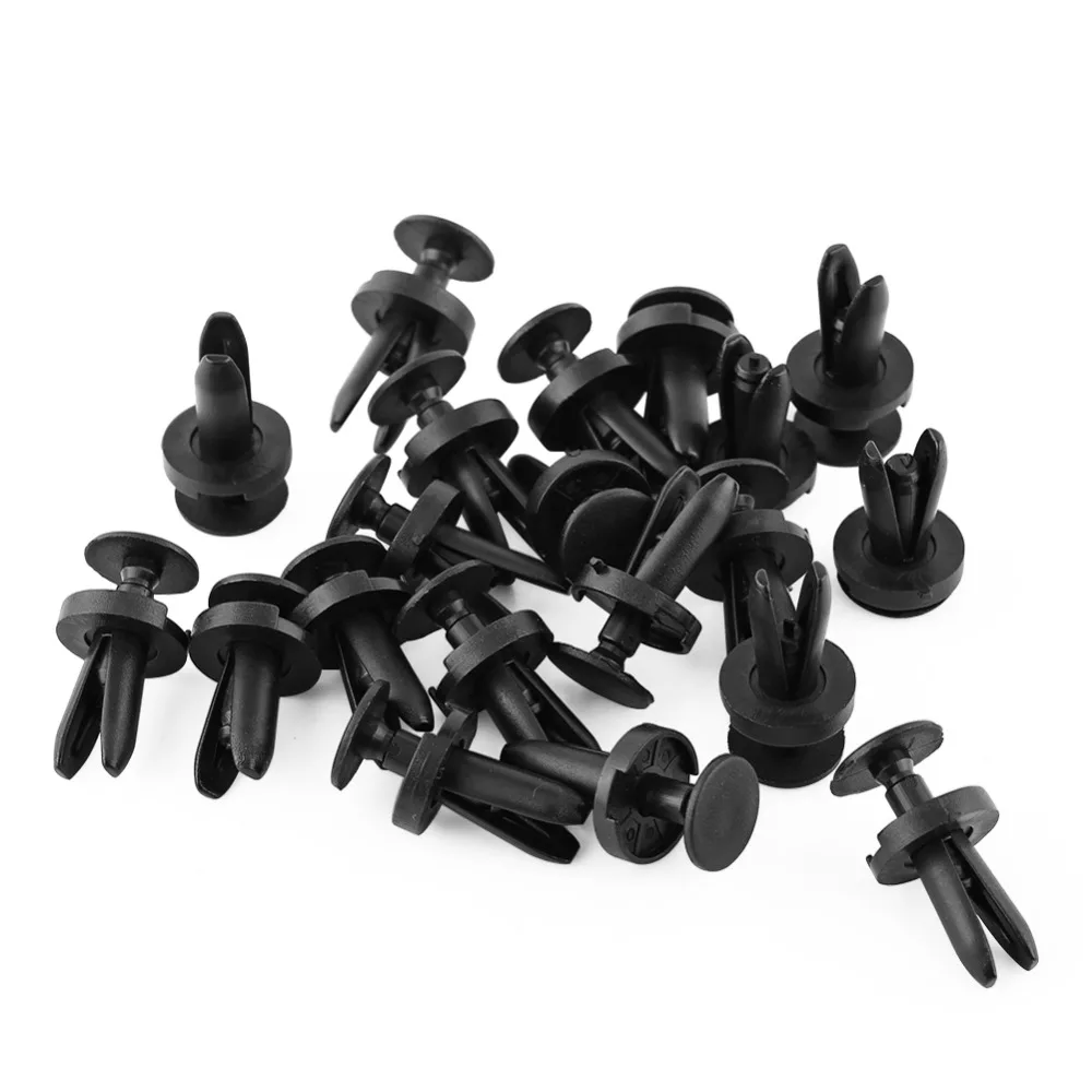 20PCS/Set Car Door Trim Push Type Nylon Clips Retainer Fastener For