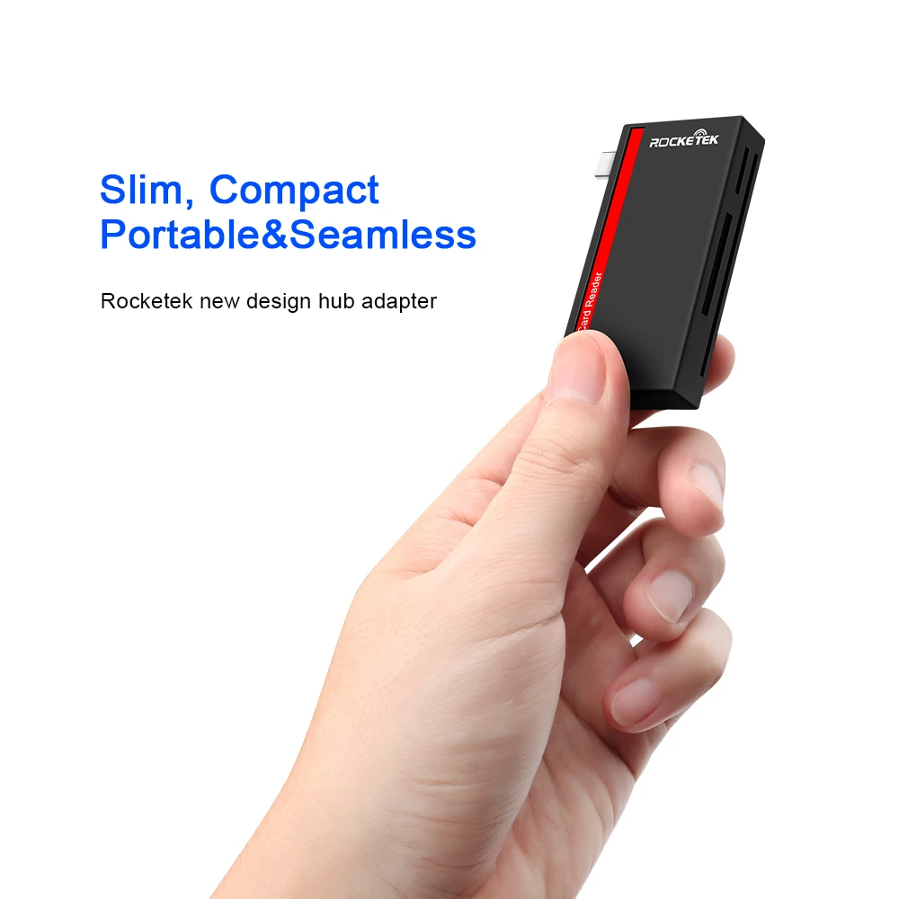 Rocketek тип-c USB C 3,0 мульти смарт-кард-ридер SD/TF micro SD память, ID, банковская карта, sim cloner разъем адаптера компьютера ПК