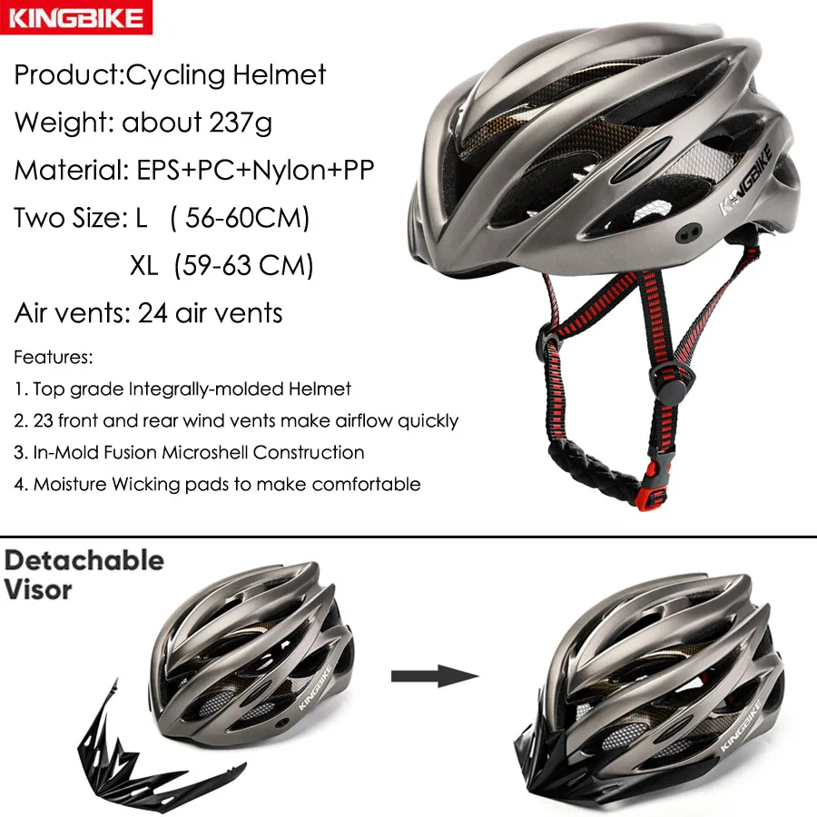 KINGBIKE велосипедный шлем ультралегкий велосипедный шлем в форме MTB шлем Casco Ciclismo дорожный горный шлем MTB шлемы