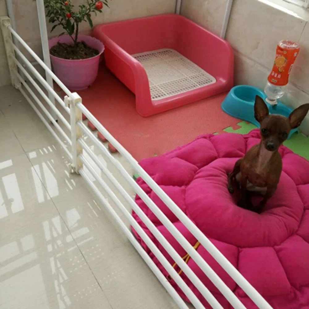 

Pet Dog Fence Baby Gate Playpen for Dogs Indoor Retractable Pet Isolating Gate Room Plastic Kids Baby Safety Protection Tools