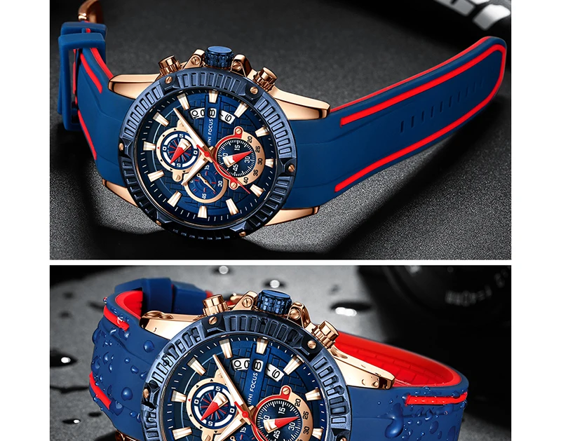 Watch Men 2019 MINIFOCUS Waterproof Silicone Wrist Watches Mens Luxury Brand Top Fashion Sport Wristwatch Men Quartz Male Clock (12)