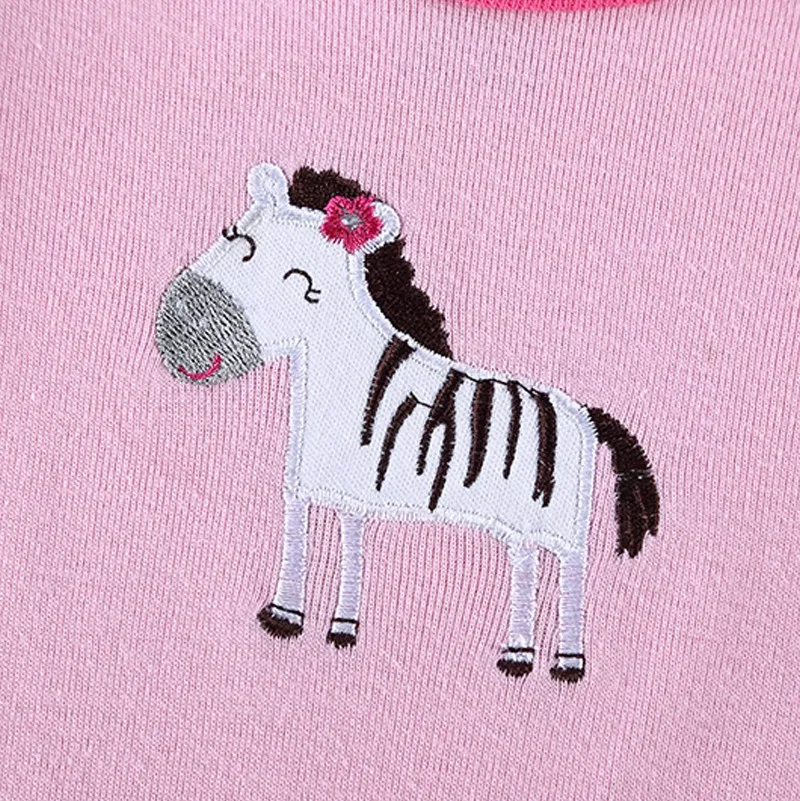 3 pcslot Newborn Baby Girls Boys Bodysuit Vestidos Overalls Zebra O-Neck Jersey Bebes Clothing Next Baby Costume Roupas Meninos (2)