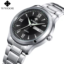Luxury Brand Men Casual Quartz Watch Men Luminous Hour Date Clock Male Sports Watch Stainless Steel