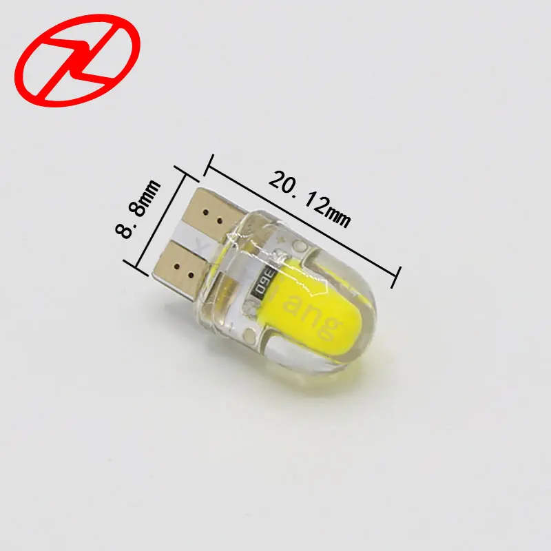 10 шт. T10 194 168 W5W COB 8 SMD светодиодный светильник CANBUS яркая кварцевая белая розовая синяя красная ледяная синяя зеленая желтая лампа для номерного знака