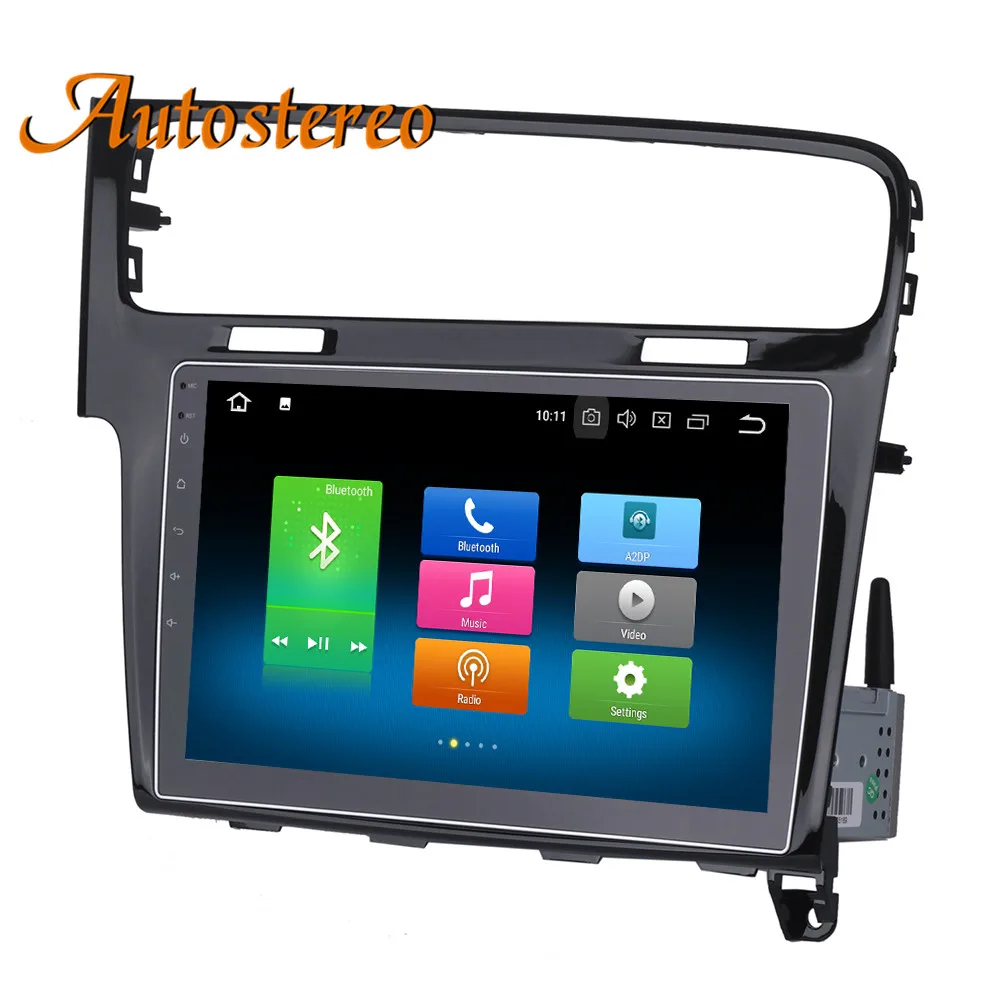 Top DSP Android 9 Car GPS Navigation No DVD Player For Volkswagen Golf 7 For VW GOLF7 2013+ car stereo radio tape recorder head unit 2