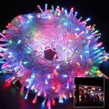 String Light 10M/20M Christmas Wedding Party Decoration Lights Garland AC110V 220V Outdoor Street Festoon Garden Waterproof Lamp