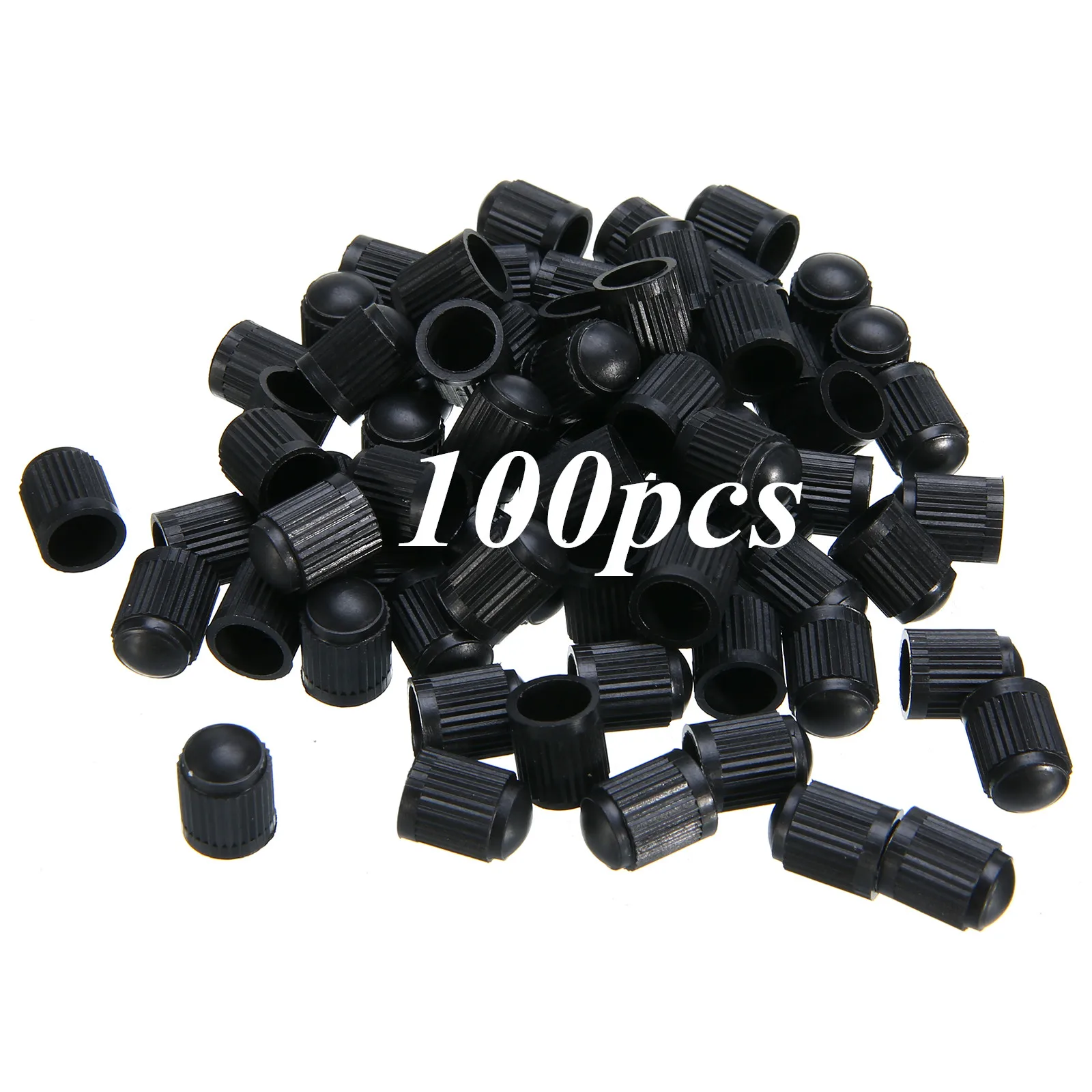100pcs/set Plastic Car Bike Motorcycle Truck Wheel Tire Valve Stem Cap Dust Cover Dust Dustproof Caps